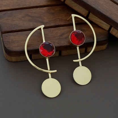 Shape Round Glossy Earring