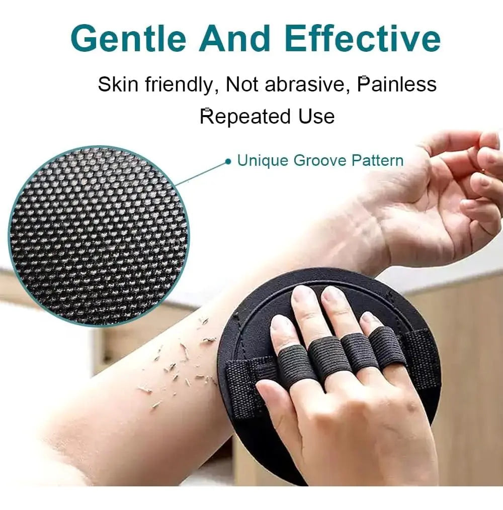 4 Counts Soft Rubber Shower Scrubber for Efficient Cleansing Body
