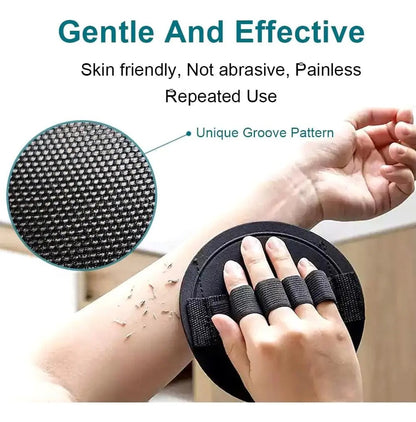 4 Counts Soft Rubber Shower Scrubber for Efficient Cleansing Body