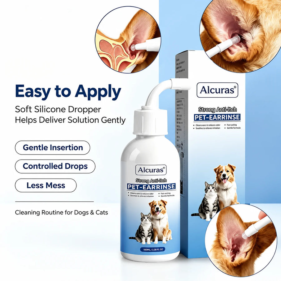 Gentle Pet Ear Wash | Odor-Free Cleaning for Dogs & Cats🐾 · product image 4