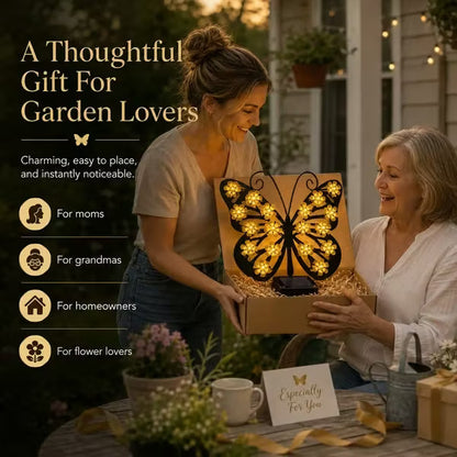 🦋 Solar Butterfly Garden Light