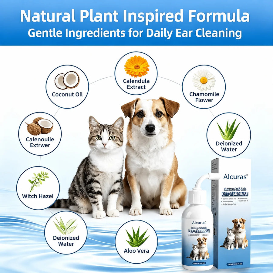 Gentle Pet Ear Wash | Odor-Free Cleaning for Dogs & Cats🐾 · product image 3