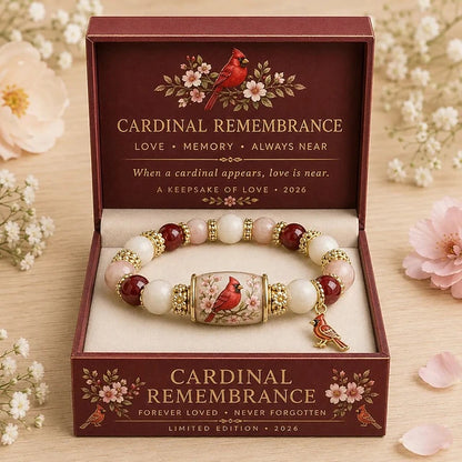 💕Love, Peace & Spring Blessings 2026 Limited Edition Bracelet with Gift Box for Women Inspirational Bee Bluebird Butterfly Bracelet Jewelry Charm Beads Wristband Elastic Stretch