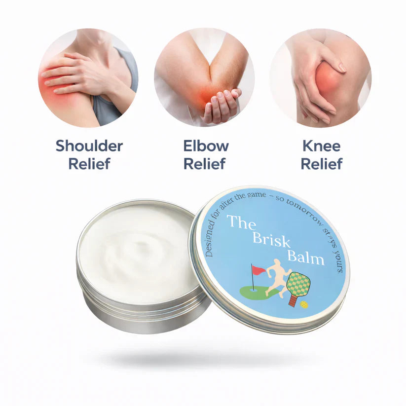 The Brisk Balm™ Joint Relief Cream  🏓⛳🚶‍♂️🏊‍♀️🎾 Targeted Comfort for Active Joints & Everyday Movement ✨