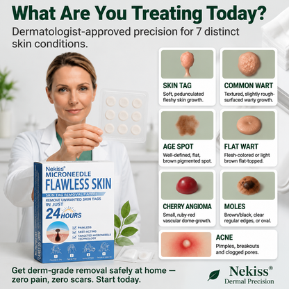 👩‍⚕️👍 𝐎𝐟𝐟𝐢𝐜𝐢𝐚𝐥 𝐒𝐭𝐨𝐫𝐞 | 𝑵𝐞𝒌𝐢𝐬𝐬® 🌿 𝐁𝐨𝐭𝐚𝐧𝐢𝐜𝐚𝐥 𝐌𝐢𝐜𝐫𝐨𝐧𝐞𝐞𝐝𝐥𝐞 𝐇𝐲𝐝𝐫𝐨𝐜𝐨𝐥𝐥𝐨𝐢𝐝 𝐏𝐚𝐭𝐜𝐡 (𝐅𝐨𝐫 𝐒𝐤𝐢𝐧 𝐓𝐚𝐠𝐬, 𝐒𝐦𝐚𝐥𝐥 𝐒𝐤𝐢𝐧 𝐆𝐫𝐨𝐰𝐭𝐡𝐬, 𝐖𝐚𝐫𝐭𝐬, 𝐌𝐨𝐥𝐞𝐬, 𝐀𝐠𝐞 𝐒𝐩𝐨𝐭𝐬 & 𝐏𝐢𝐠𝐦𝐞𝐧𝐭𝐚𝐭𝐢𝐨𝐧 𝐂𝐨𝐧𝐜𝐞𝐫𝐧𝐬)
