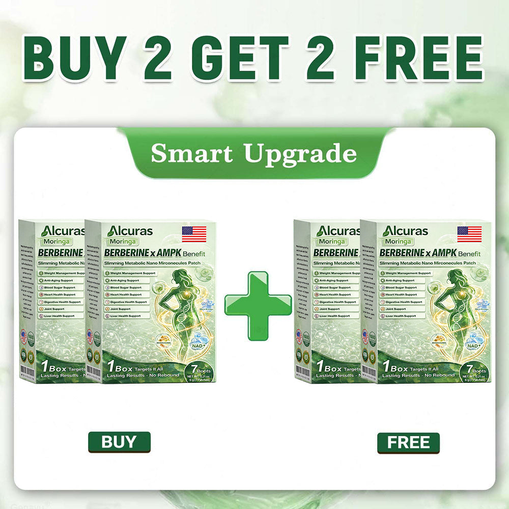 Official Store| 🧑‍⚕️Alcuras™ Moringa × Berberine × AMPK 8-Benefit Slimming & Metabolic Nano Microneedle Patch 🇺🇸  Just once a day · Visible changes in 7 days  ✅ For obesity, loose skin, diabetes, sleep apnea, joint issues, and more