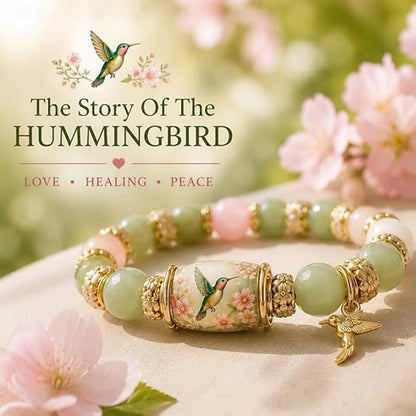 💕Love, Peace & Spring Blessings 2026 Limited Edition Bracelet with Gift Box for Women Inspirational Bee Bluebird Butterfly Bracelet Jewelry Charm Beads Wristband Elastic Stretch
