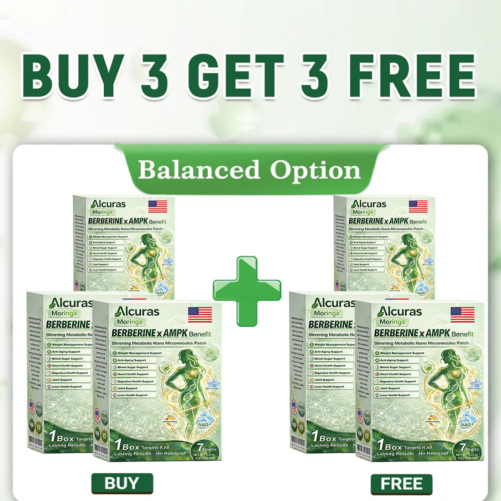 Official Store| 🧑‍⚕️Alcuras™ Moringa × Berberine × AMPK 8-Benefit Slimming & Metabolic Nano Microneedle Patch 🇺🇸  Just once a day · Visible changes in 7 days  ✅ For obesity, loose skin, diabetes, sleep apnea, joint issues, and more