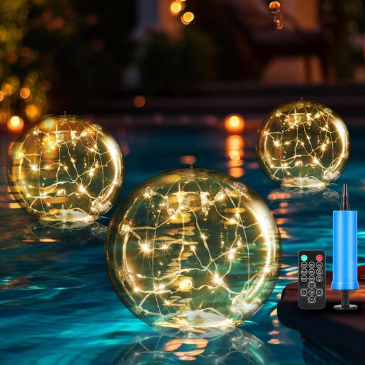 Solar Floating Pool Light — Waterproof and Color-Changing - Buy 1 Get 1 Free！