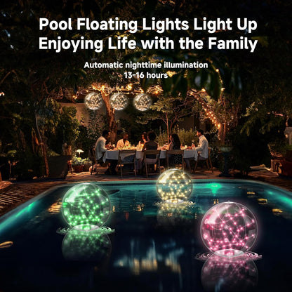Solar Floating Pool Light — Waterproof and Color-Changing - Buy 1 Get 1 Free！