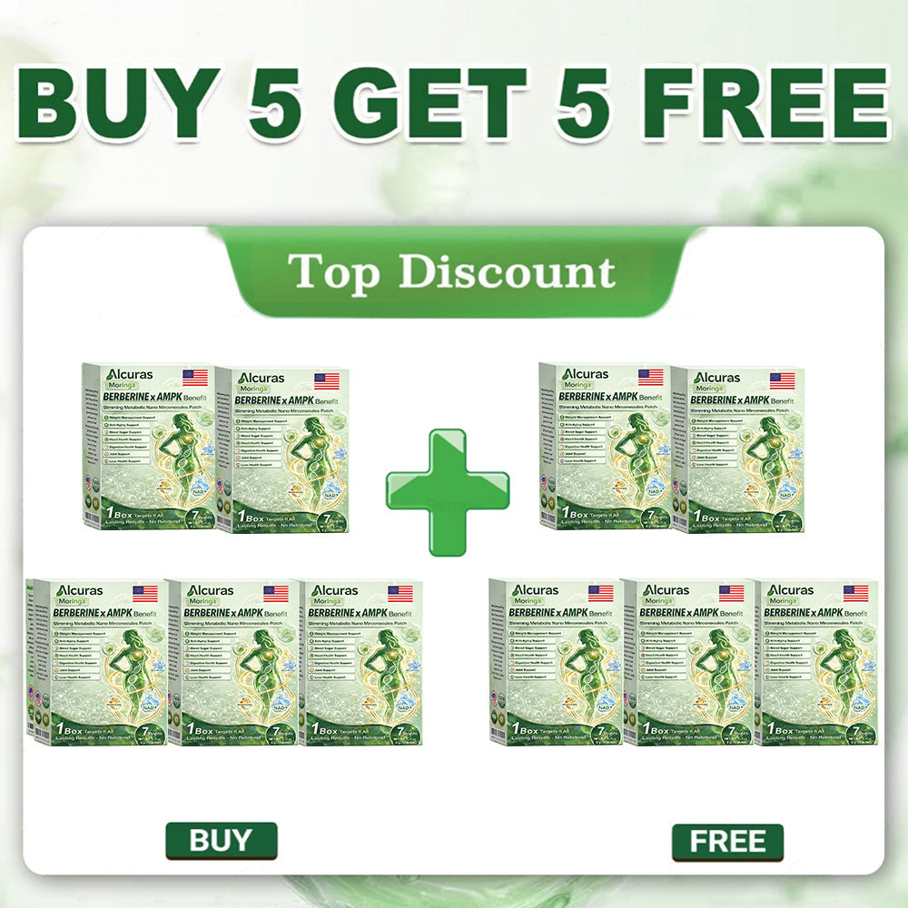 🧑‍⚕️Official Store| Alcuras™ Moringa × Berberine × AMPK 8-Benefit Slimming & Metabolic Nano Microneedle Patch 🇺🇸  Just once a day · Visible changes in 7 days  ✅ For obesity, loose skin, diabetes, sleep apnea, joint issues, and more