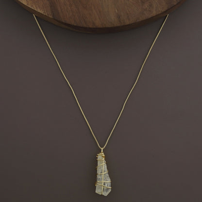 Binded Dyed Stone Neckpiece