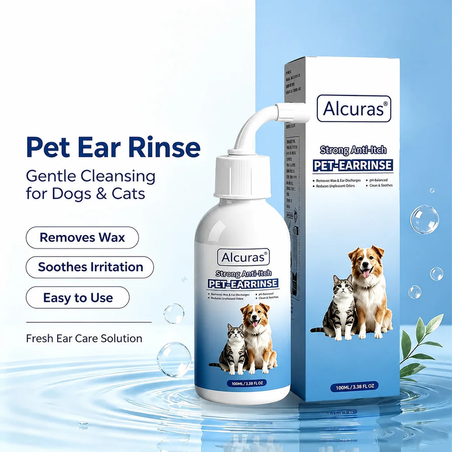 Gentle Pet Ear Wash | Odor-Free Cleaning for Dogs & Cats🐾 · product image 1