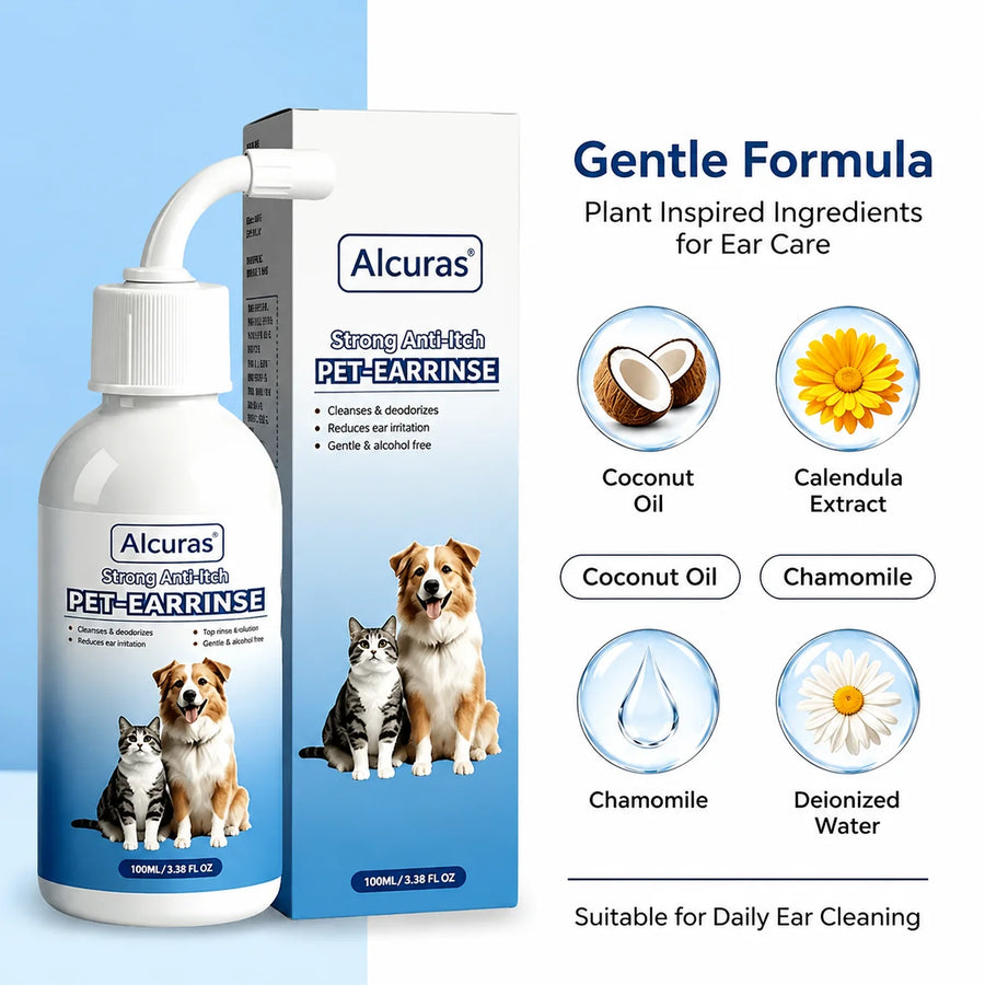Gentle Pet Ear Wash | Odor-Free Cleaning for Dogs & Cats🐾 · product image 2