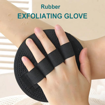 4 Counts Soft Rubber Shower Scrubber for Efficient Cleansing Body
