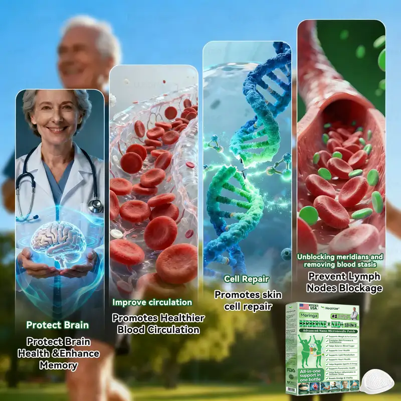 🇺🇸 𝐎𝐟𝐟𝐢𝐜𝐢𝐚𝐥 𝐔𝐒 𝐒𝐭𝐨𝐫𝐞 | 🧑‍⚕️🩺 𝐇𝐞𝐚𝐥𝐫𝐢𝐳𝐞® Moringa · Berberine × NAD+ 𝟏𝟎-𝐢𝐧-𝟏 𝐀𝐝𝐯𝐚𝐧𝐜𝐞𝐝 𝐍𝐚𝐧𝐨 𝐌𝐢𝐜𝐫𝐨𝐧𝐞𝐞𝐝𝐥𝐞 𝐏𝐚𝐭𝐜𝐡 🔥